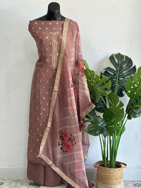 Banaras organza salwar material