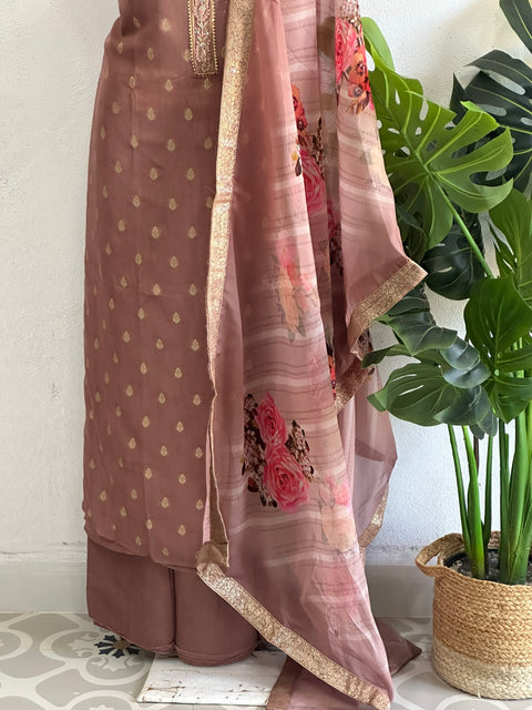 Banaras organza salwar material