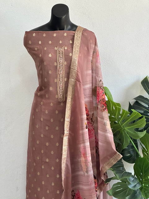 Banaras organza salwar material