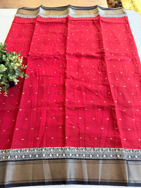 Fancy georgette weaving border saree