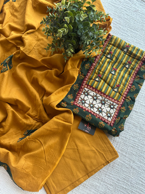 Printed soft cotton salwar material
