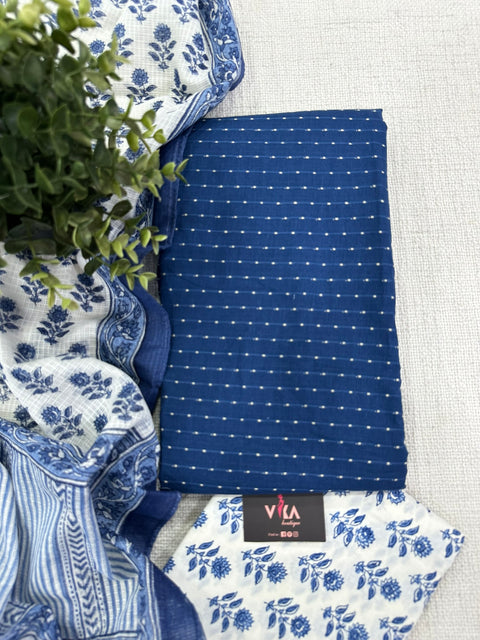 Handloom cotton salwar material