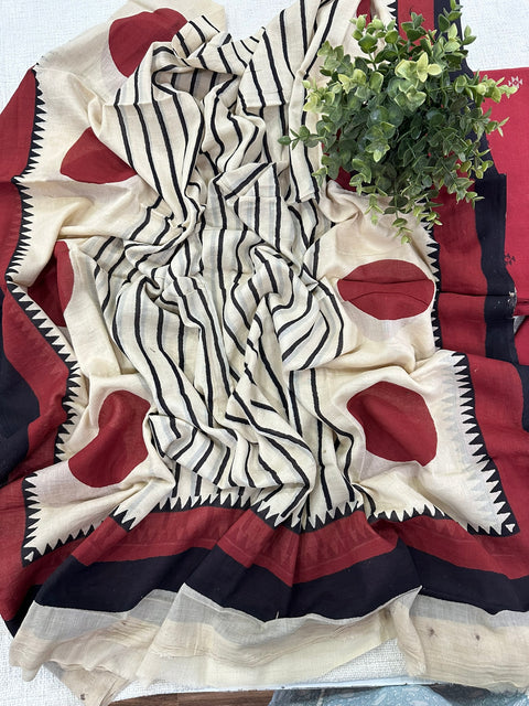 Weaving bhutta cotton salwar material