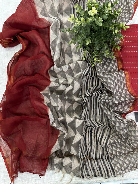 Handloom cotton salwar material