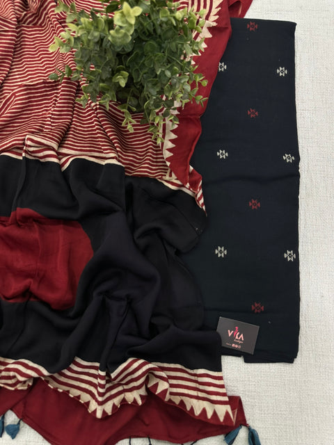 Handloom cotton salwar material