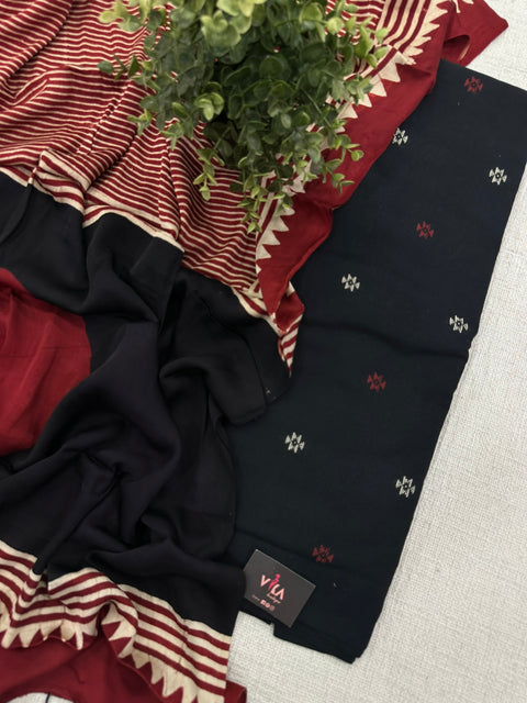 Handloom cotton salwar material