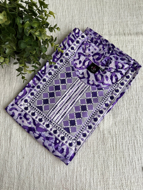 XL size Batik printed cotton nighty