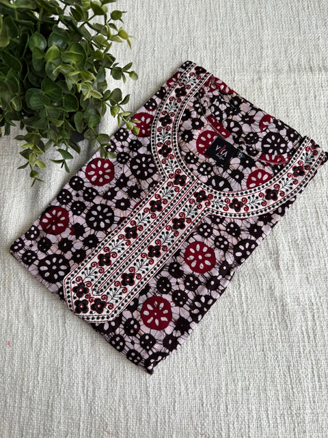 XL size Batik printed cotton nighty