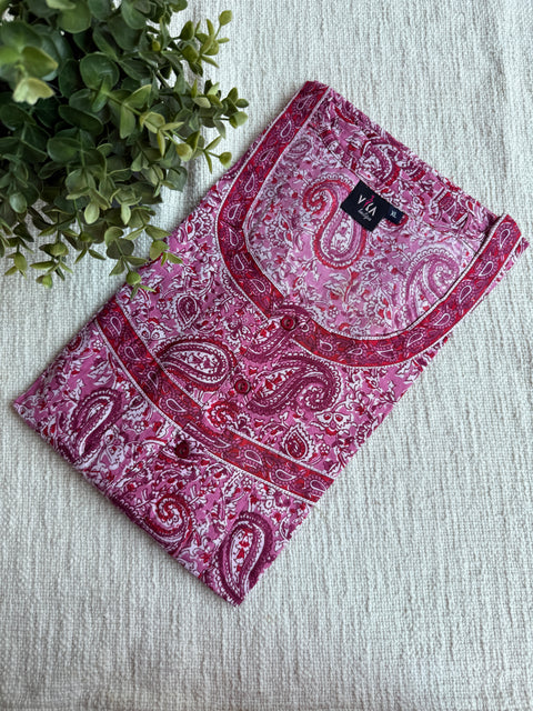 XL size printed cotton nighty