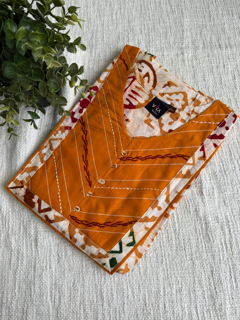 XXL size Batik printed cotton nighty