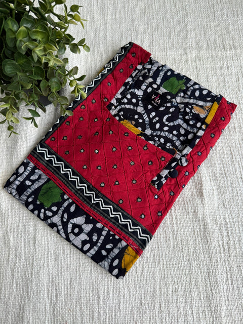 XXL size Batik printed cotton nighty