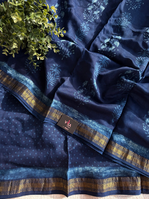 Maheswari border chanderi saree