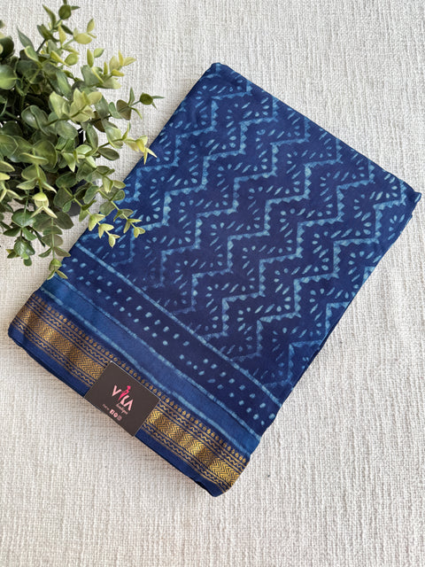 Maheswari border chanderi saree