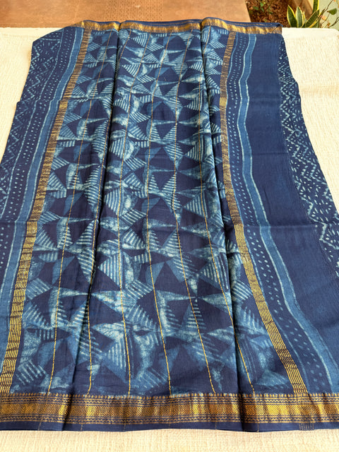 Maheswari border chanderi saree