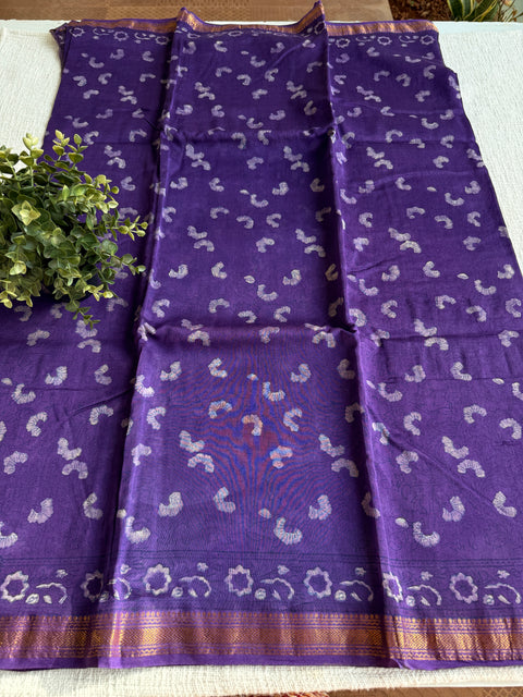 Maheswari border chanderi saree