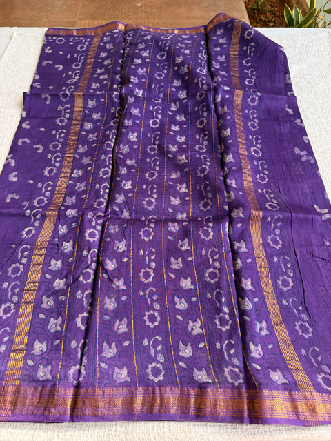 Maheswari border chanderi saree