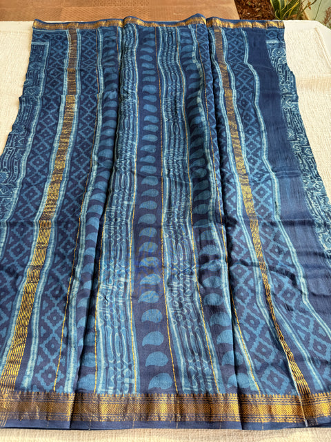 Maheswari border chanderi saree