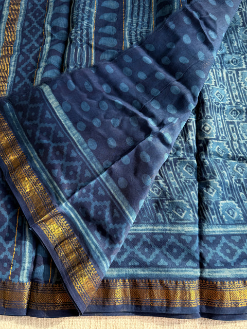 Maheswari border chanderi saree