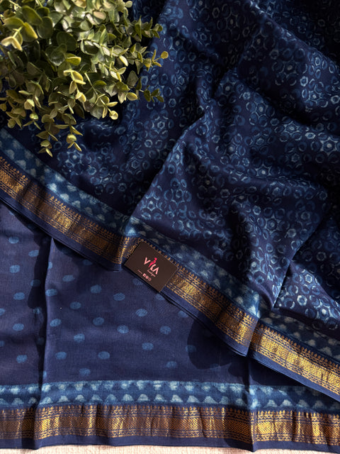 Maheswari border chanderi saree