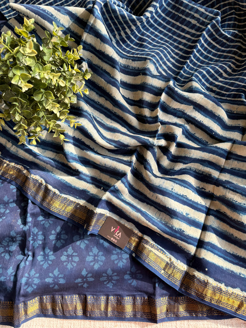 Maheswari border chanderi saree