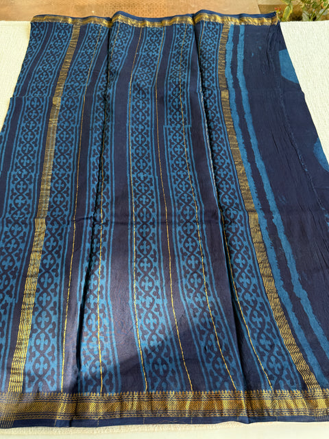 Maheswari border chanderi saree