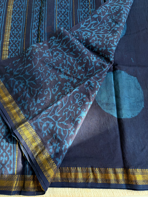 Maheswari border chanderi saree