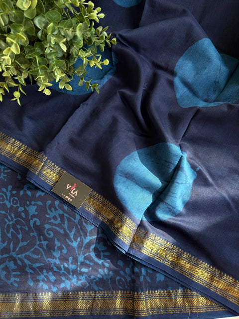 Maheswari border chanderi saree