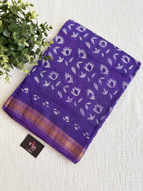 Maheswari border chanderi saree