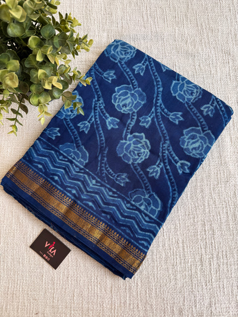 Maheswari border chanderi saree