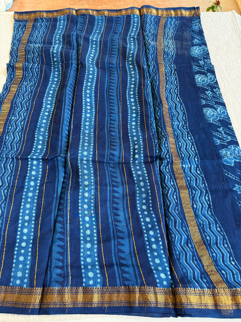 Maheswari border chanderi saree