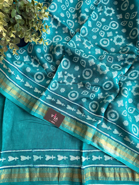 Maheswari border chanderi saree