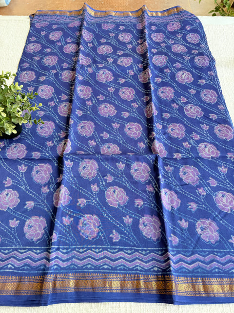 Maheswari border chanderi saree