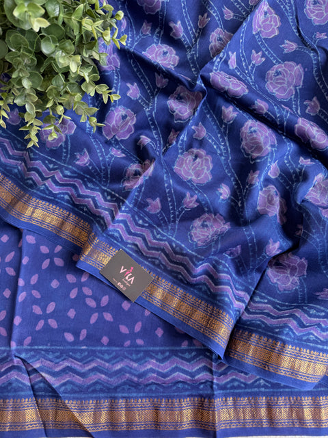 Maheswari border chanderi saree