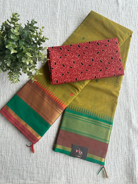 Handloom chettinad cotton saree