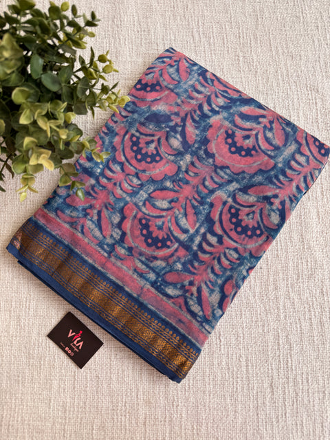Maheswari border chanderi saree