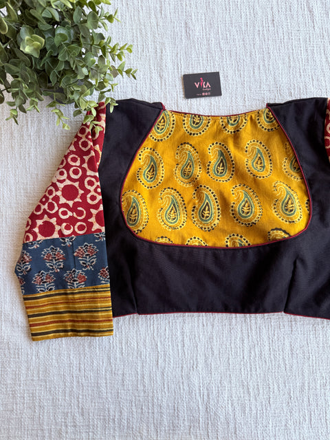 Kadambari patch work blouse