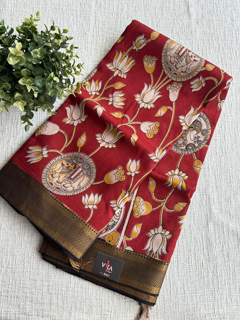 Kalamkari chennuri silk Saree