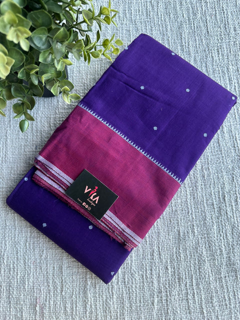 Bhutta weaving Mercerised Cotton Saree
