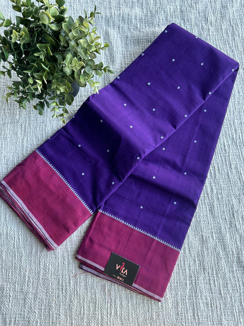 Bhutta weaving Mercerised Cotton Saree