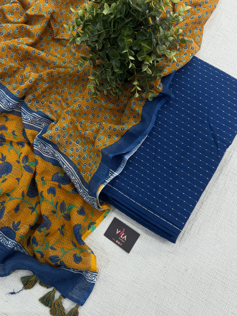 Handloom cotton salwar material