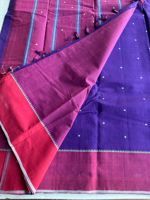 Bhutta weaving Mercerised Cotton Saree