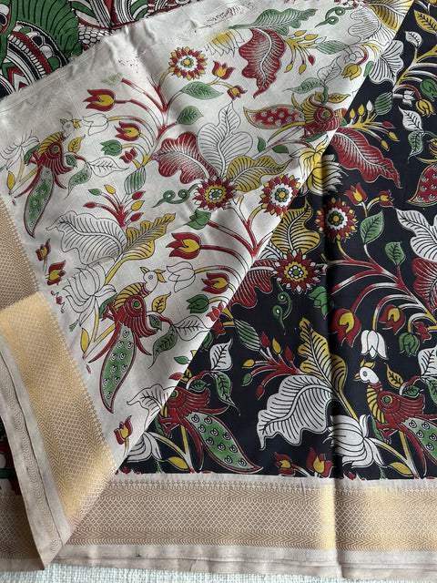 Kalamkari chennuri silk Saree