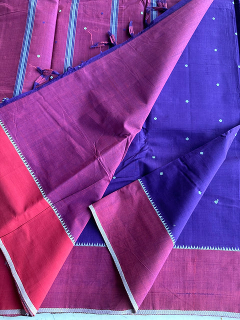 Bhutta weaving Mercerised Cotton Saree