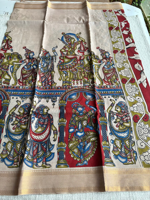 Kalamkari chennuri silk Saree