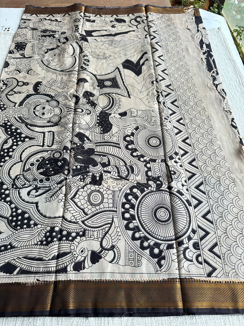 Kalamkari chennuri silk Saree