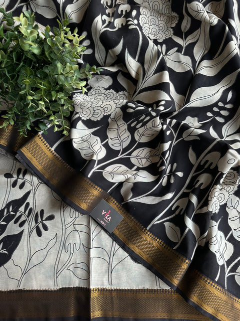 Kalamkari chennuri silk Saree
