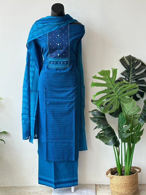 Weaving handloom cotton suit material