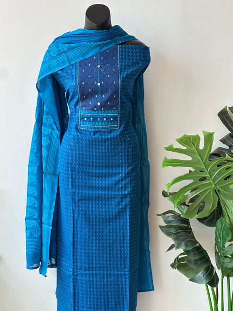 Weaving handloom cotton suit material