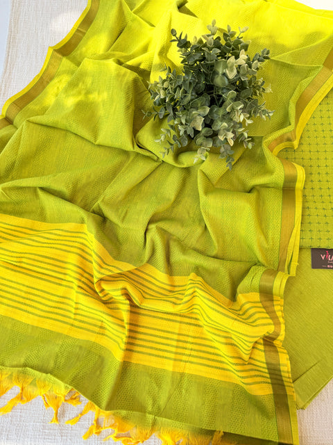Handloom cotton salwar suit material