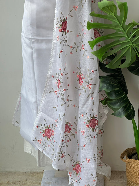 Neck work kota silk salwar material